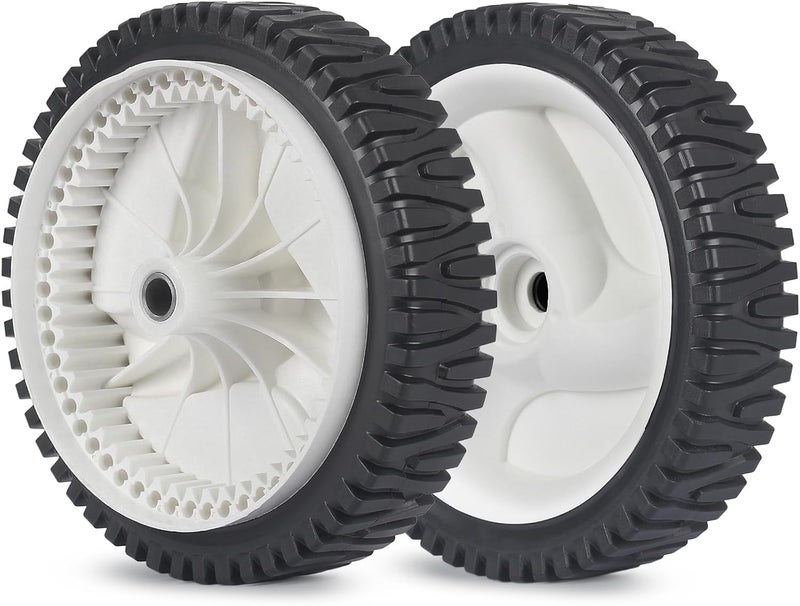 GICOOL 532403111 Lawn Mower Front Drive Wheels, Replacement 583719501 194231X460 Mower Wheels for Craftsman Husqvarna Pack of 2 - Image 1